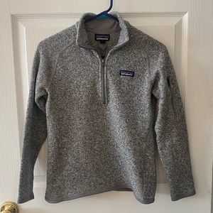 Heathered Gray 1/4 Zip Pullover Fleece